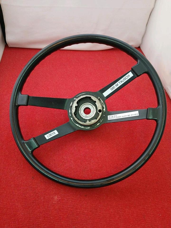 Porsche 911 912 914 Bakelit Lenkrad 11/1972 i.T.38 cm Durchmesser