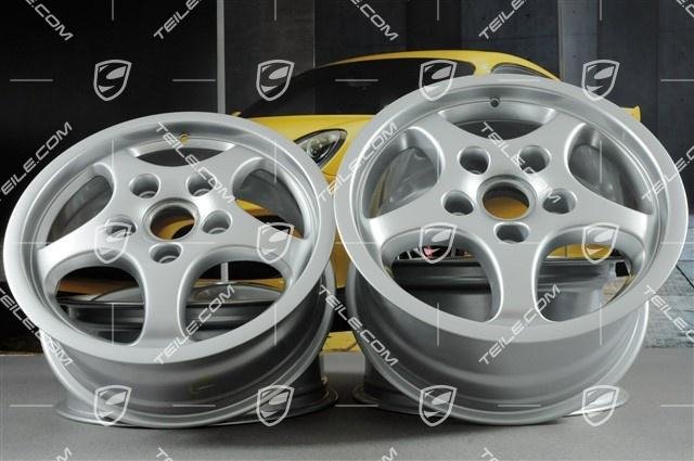 Porsche 911 964 16″ Carrera2/4 Felgen Satz / Wheel rim set