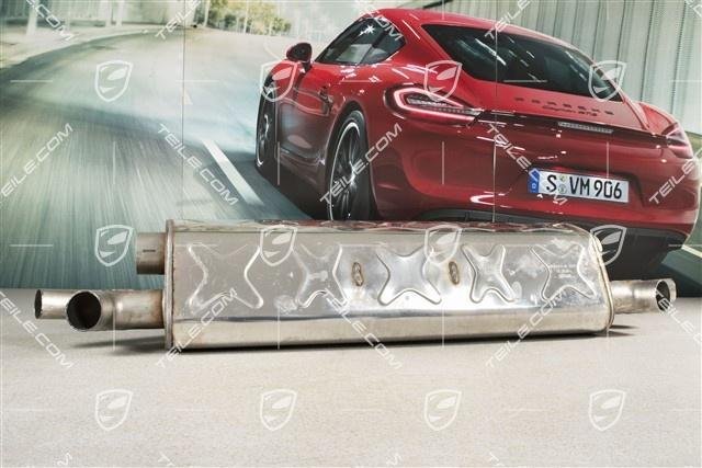Porsche 911 991 Turbo Hauptschalldämpfer / Main exhaust muffler