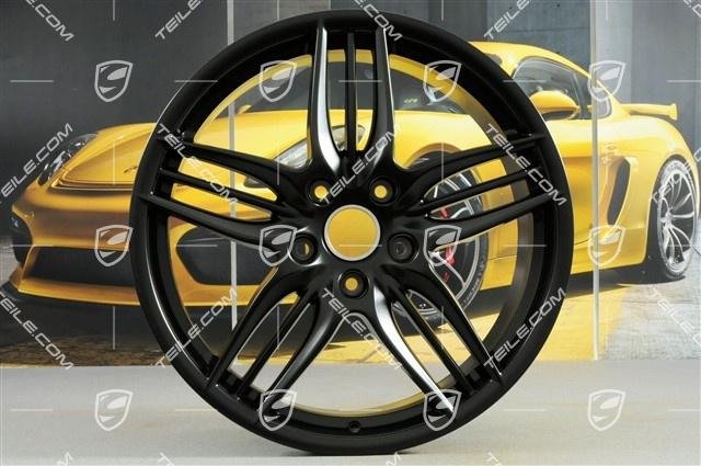 Porsche 911 991.1 20″ Sport Design Felge/wheel 8,5J Schwarz Seide