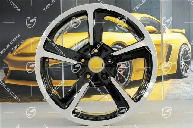 Porsche 911 991.1 20″ Sport Techno Felge schwarz /wheel black 9J