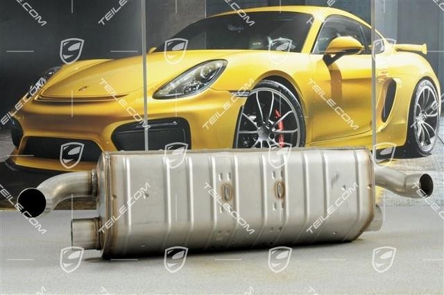 Porsche 911 991.2 Hauptschaldämpfer/Basisversion /Exhaust muffler