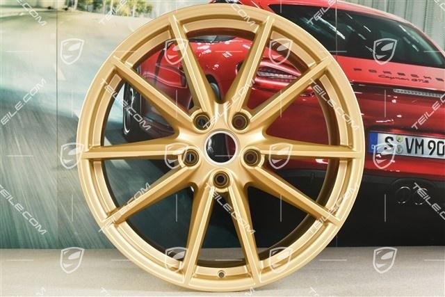 Porsche 911 992 Carrera S Felge/Wheel rim 11J x 21 ET66, aurum se