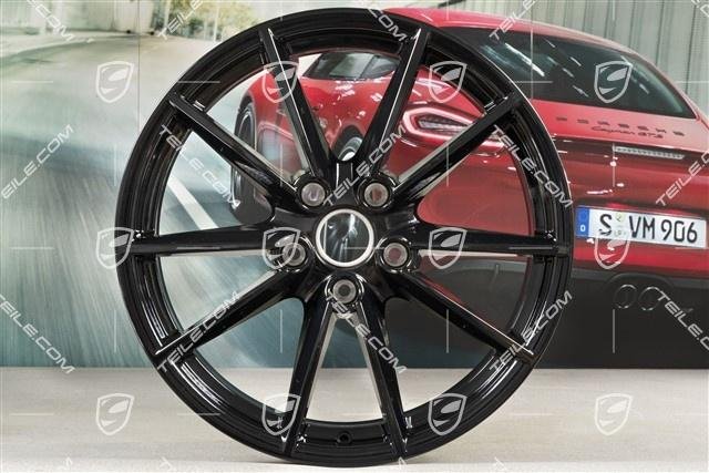 Porsche 911 992 Felge/Wheel rim Carrera S, 8,5J x 20 ET53 Schwarz