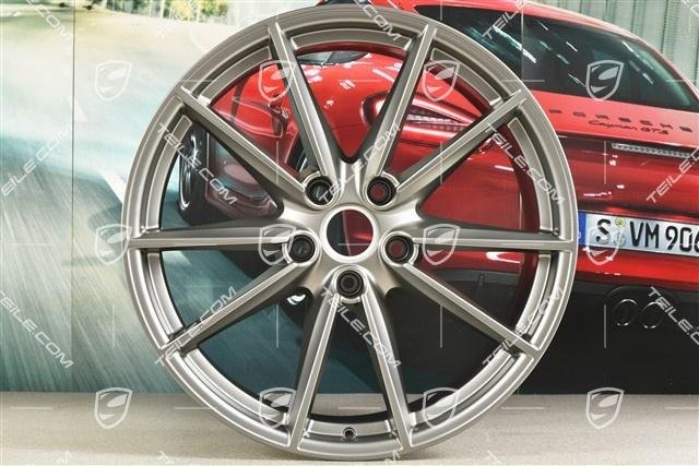 Porsche 911 992.1 Carrera S Felge/Wheel rim 11,5J 21 ET67, platin