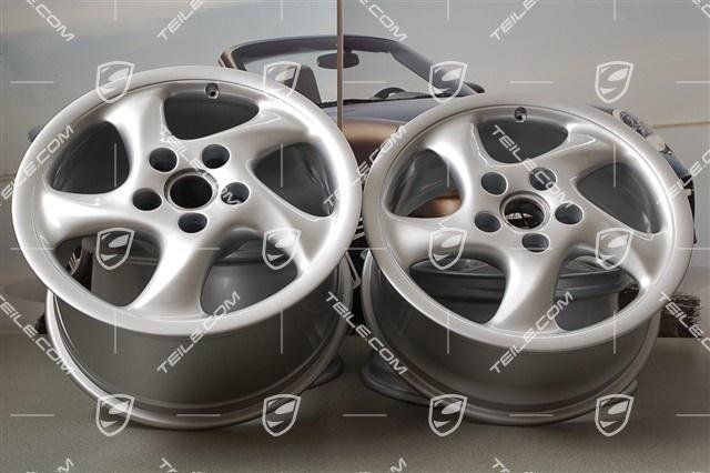Porsche 911 996.1 18″ ‘TurboLook I’ Felgensatz/wheel set 7,5J + 1