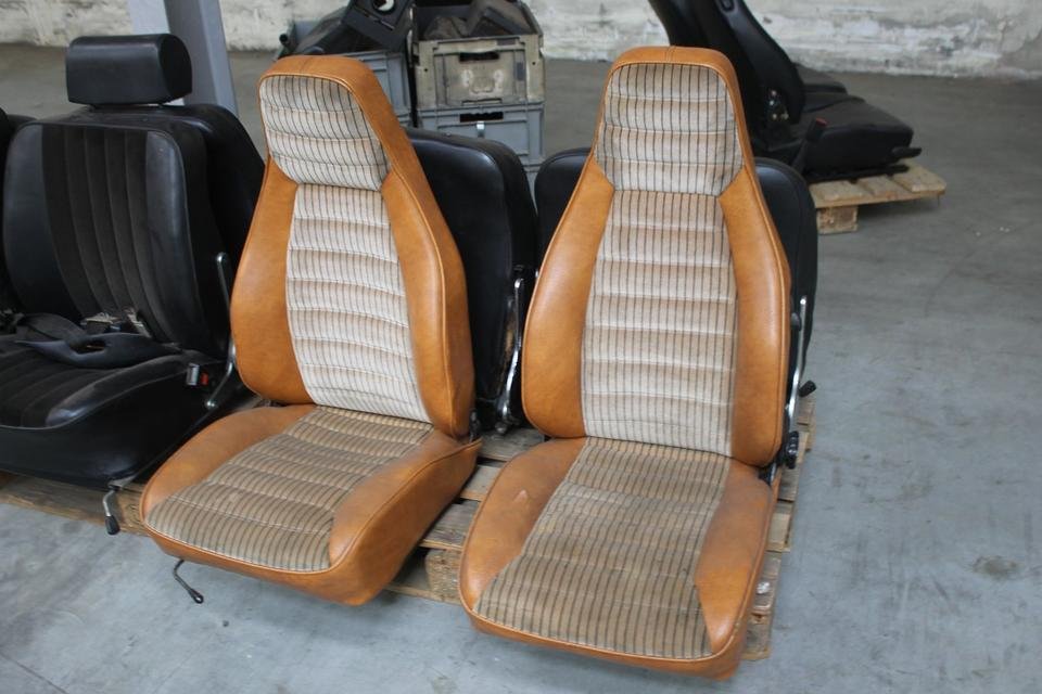Porsche 911 SC Sitze original Stresemann Muster.
