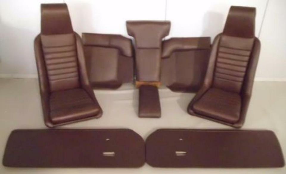 Porsche 914 u. andere Sitze Echtleder schwarz(farbig,bicolor)