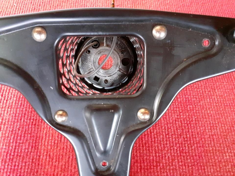 Porsche 924 944 Drei Speichen Lenkrad, Leder, original, 38 cm