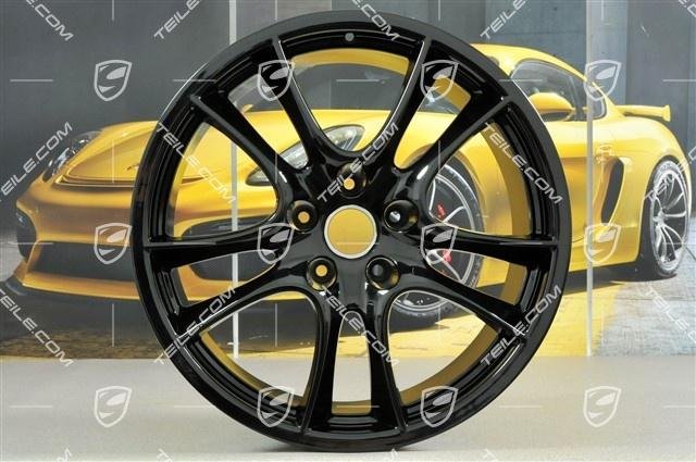 Porsche 955/957 21″ Cayenne Sport/GTS Felge SCHWARZ / wheel rim B