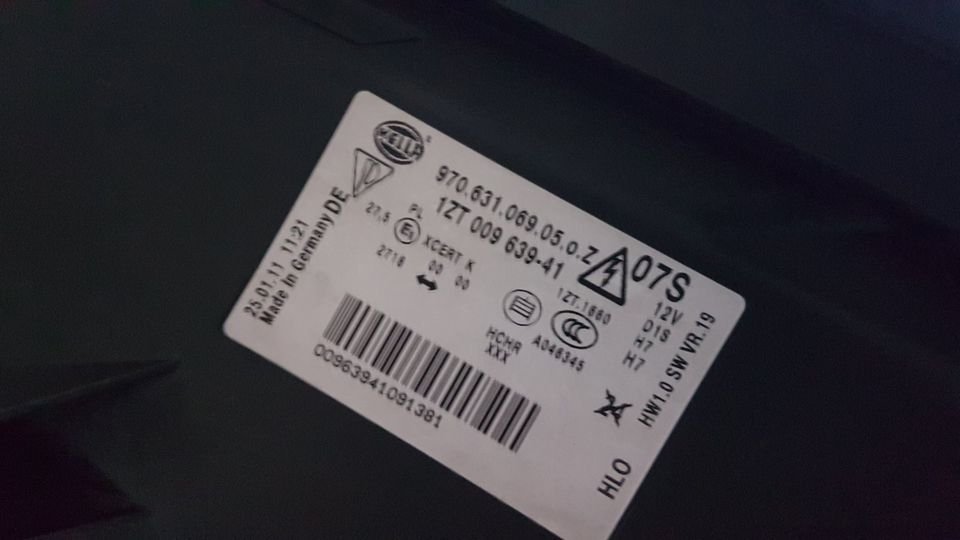 Porsche 970 Panamera Scheinwerfer Headlight LINKS 97063116907