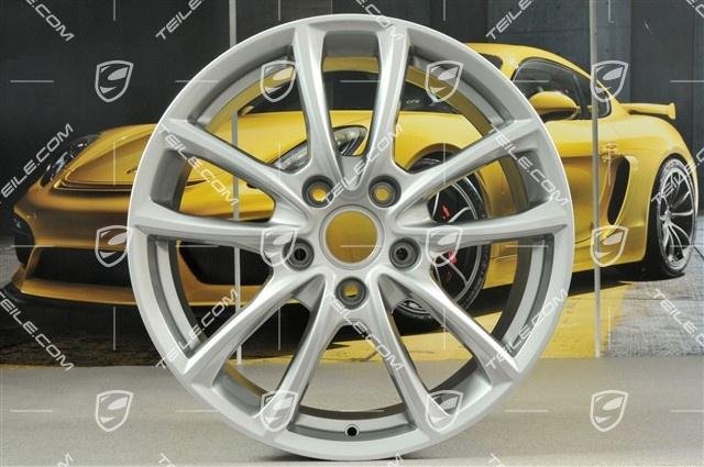 Porsche 971 Panamera S Felge 9J x 19 ET64 Brilliantsilber /wheel