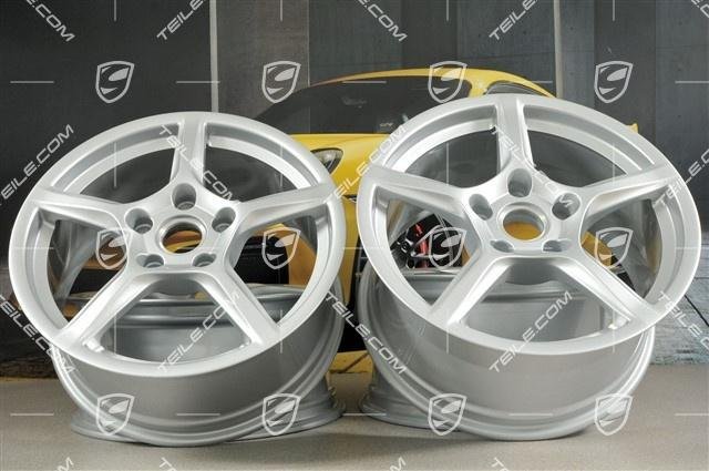 Porsche 981 Boxster/Cayman 18″ Felgensatz 8J + 9J / wheel rim set