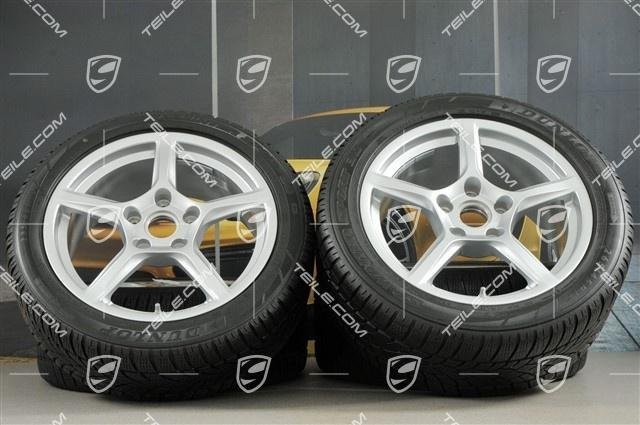 Porsche 981 Boxster/Cayman 18″ Winterräder Satz+RDK/winter wheels