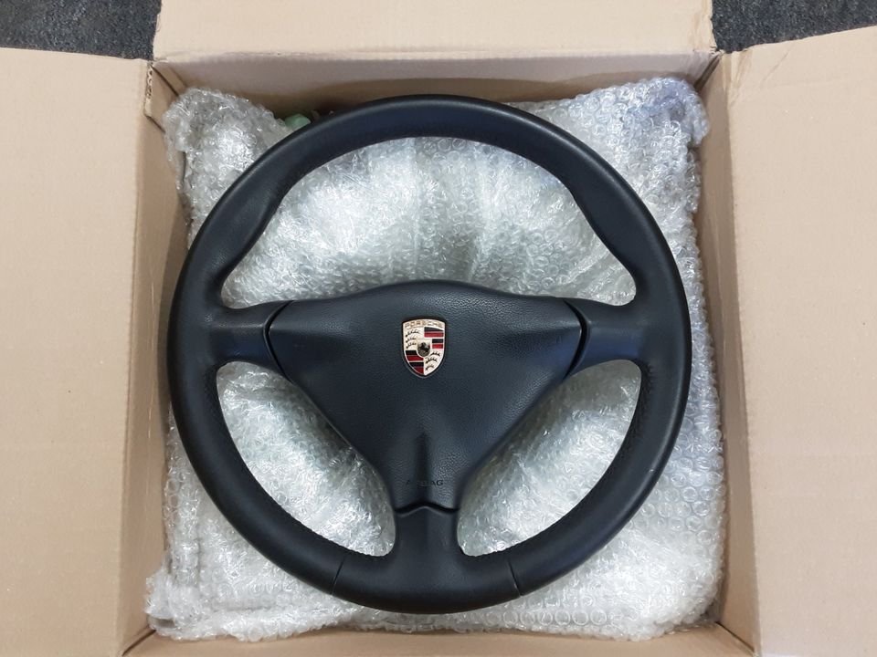 Porsche 993 996 986 Boxster 3 Speichen Lenkrad Top Neuwertig
