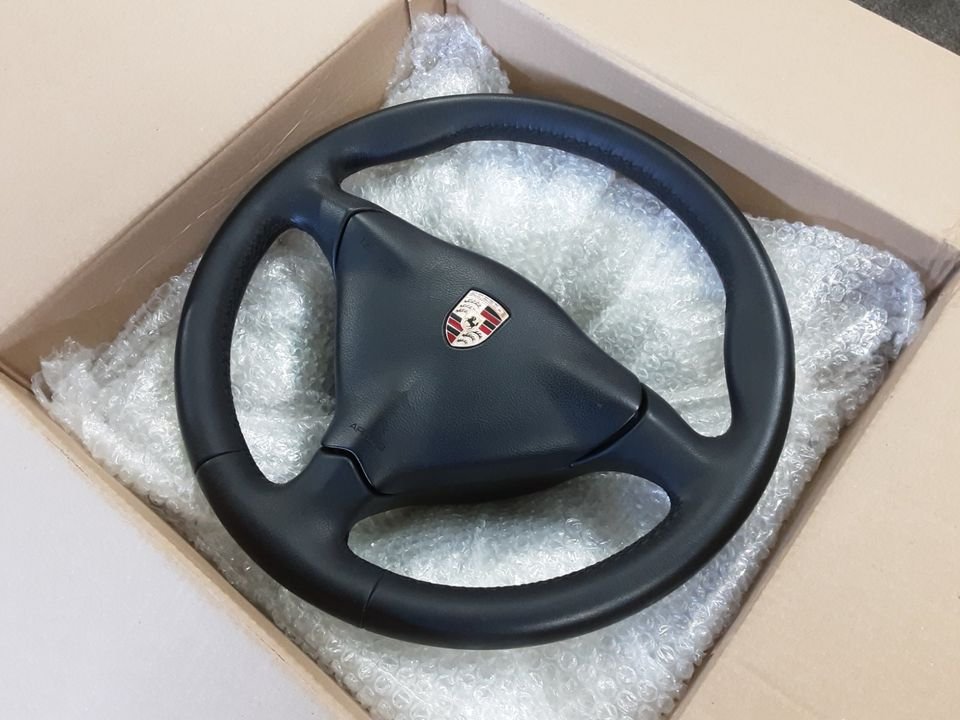 Porsche 993 996 986 Boxster 3 Speichen Lenkrad Top Neuwertig