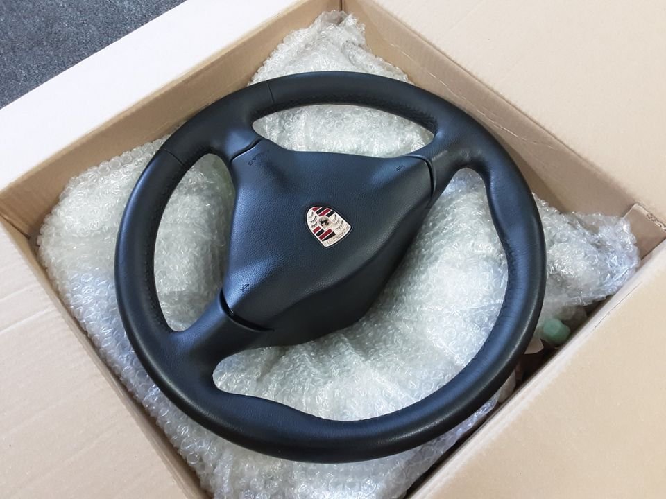 Porsche 993 996 986 Boxster 3 Speichen Lenkrad Top Neuwertig