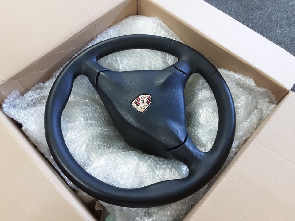 Porsche 993 996 986 Boxster 3 Speichen Lenkrad Top Neuwertig