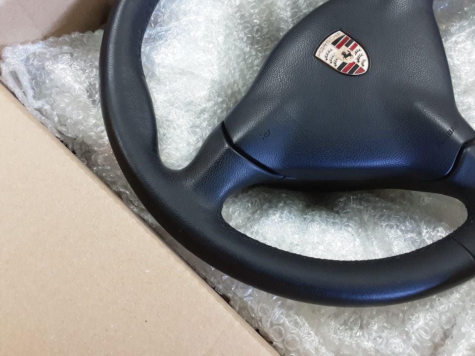 Porsche 993 996 986 Boxster 3 Speichen Lenkrad Top Neuwertig