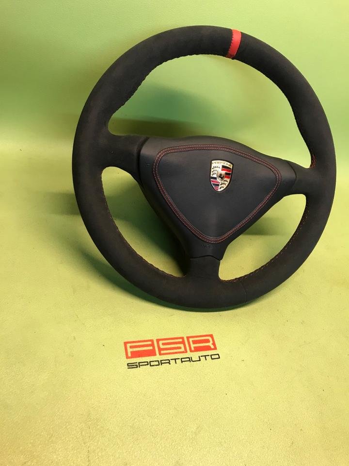 Porsche 993 996 GT3 GT2 Lenkrad Vollleder 3-Speiche