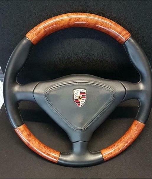 Porsche 993, Turbo, 996, Wurzelholz, Lenkrad, Original