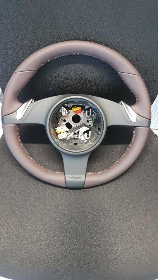 Porsche 997, Turbo, Sport, Lenkrad, Cocoa, Neu