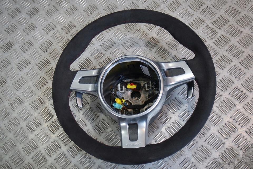 PORSCHE ALCANTARA LENKRAD ROTE NAHT ROTER FADEN 99134780382