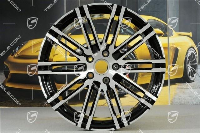 Porsche Cayenne 958 21″ Turbo III Felge schwarz/Wheel rim black