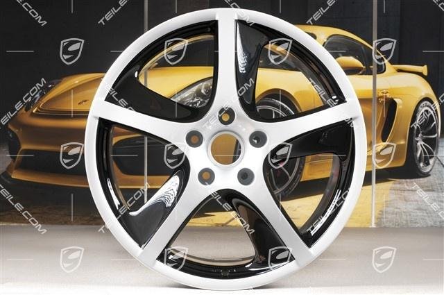 Porsche Cayenne E1/955 Sport Techno Felge/Wheel 9J 20 ET60 silber