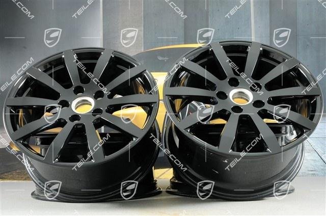Porsche Cayenne E3/9Y0 19″ Felgensatz schwarz /Wheel set black