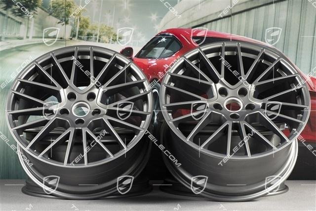 Porsche Cayenne E3/9Y0 21″ RS SPYDER Felgensatz/wheels Platinum