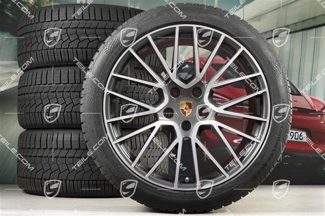 Porsche Cayenne E3/9Y0 21″RS SPYDER Winterräder/Wheels+Continenta