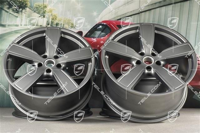 Porsche Cayenne E3/9Y0 22″ Sport Classic Felgensatz/Wheels Platin