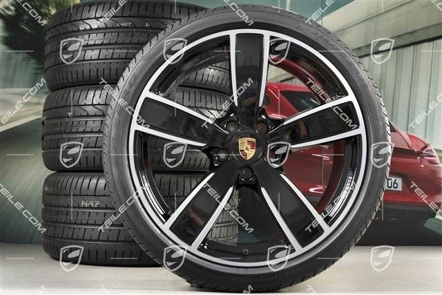 Porsche Cayenne E3/9Y0 22″ Sport Classic Sommerräder BLACK/wheels