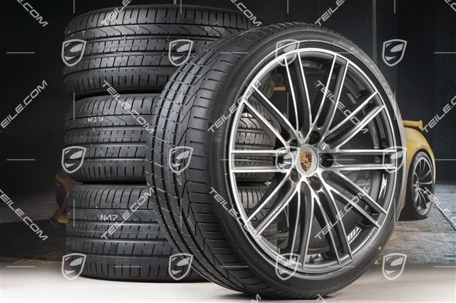 Porsche Cayenne E3/9Y0 22" Turbo IV Sommerräder Satz / Wheel set