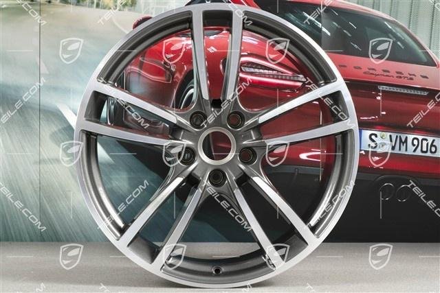 Porsche Cayenne E3/9Y0 Turbo Felge/wheel 9,5J x 21 ET46 Titanium