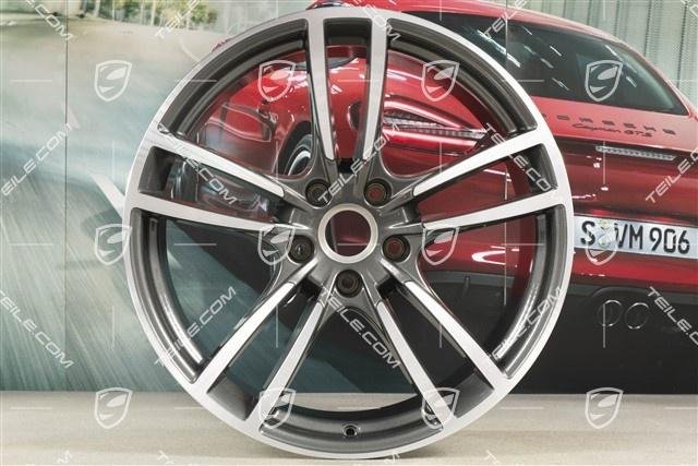 Porsche Cayenne E3/9Y0 Turbo Felge/wheel rim 11J x 21 ET49, Titan