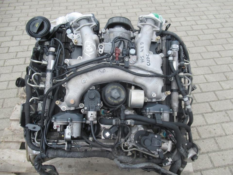 PORSCHE CAYENNE MOTOR V8 385 PS DIESEL ENGINE CUD KOMPLETT