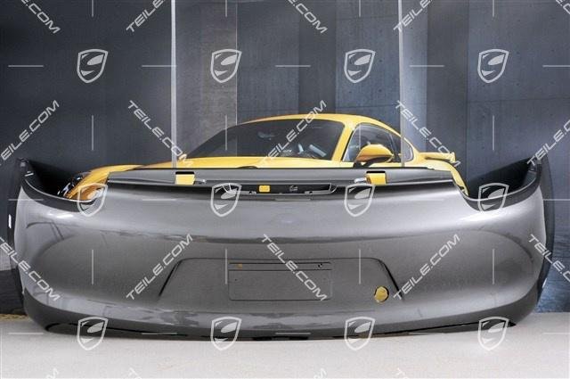 Porsche Cayman 981C Stoßstange hinten ohne PDC Löcher / rear bump