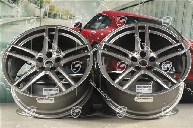 Porsche Macan 20″ Turbo Felgen Satz platinum seidenmatt /Wheel ri