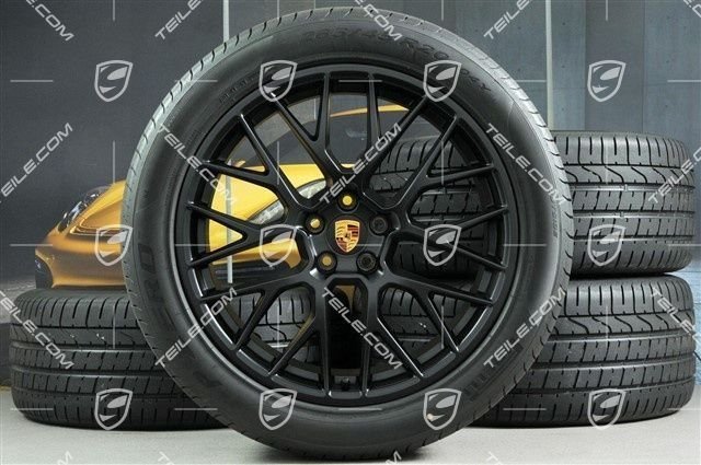 Porsche Macan 95B 20" RS SPYDER Schwarz Sommerräder Satz /Wheels