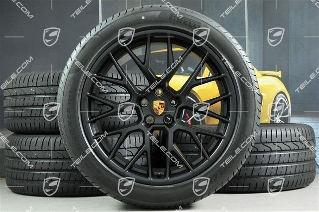 Porsche Macan 95B 20" RS SPYDER Schwarz Sommerräder Satz /Wheels