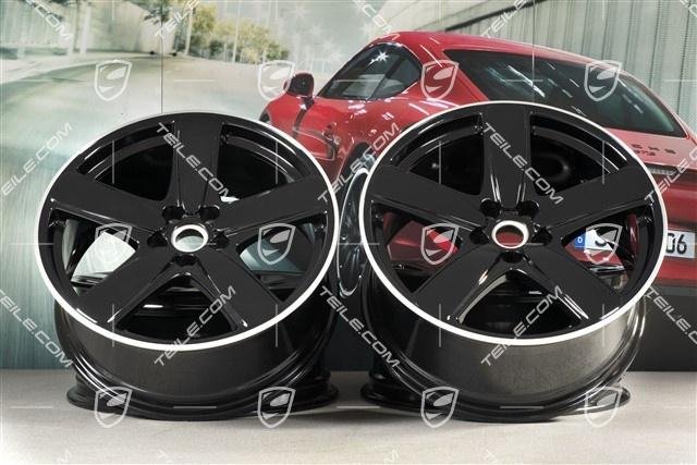Porsche Macan 95B.1 19″ SportClassic schwarz Felgensatz /Wheels b