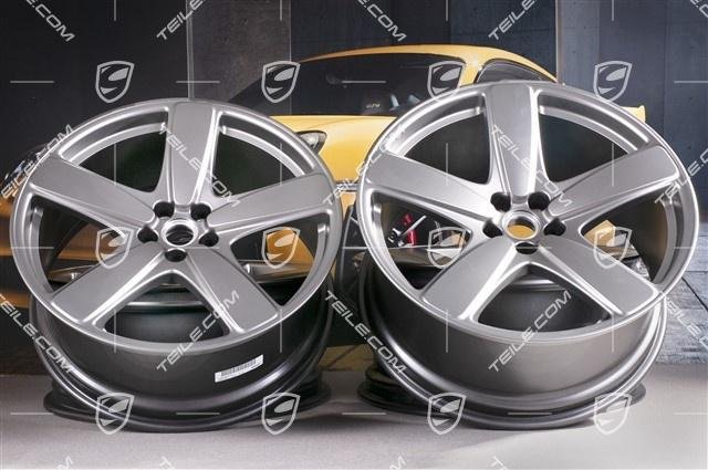 Porsche Macan 95B.1 21″ Sport Classic Felgensatz/wheel set PLATIN