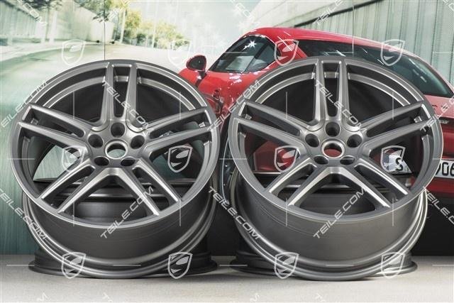 Porsche Macan 95B.2 20″ Turbo Felgen Satz PLATINUM / Wheel rim se