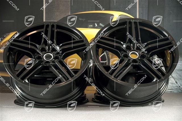 Porsche Macan I 19″ Macan Design Felgen Satz SCHWARZ / Wheel rim