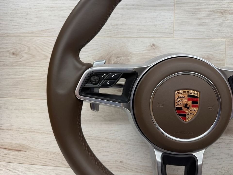 Porsche Macan lenkrad Heizung Braun 95B 958 970 991 997 982 9YO