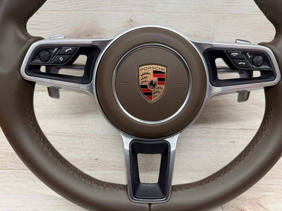 Porsche Macan lenkrad Heizung Braun 95B 958 970 991 997 982 9YO