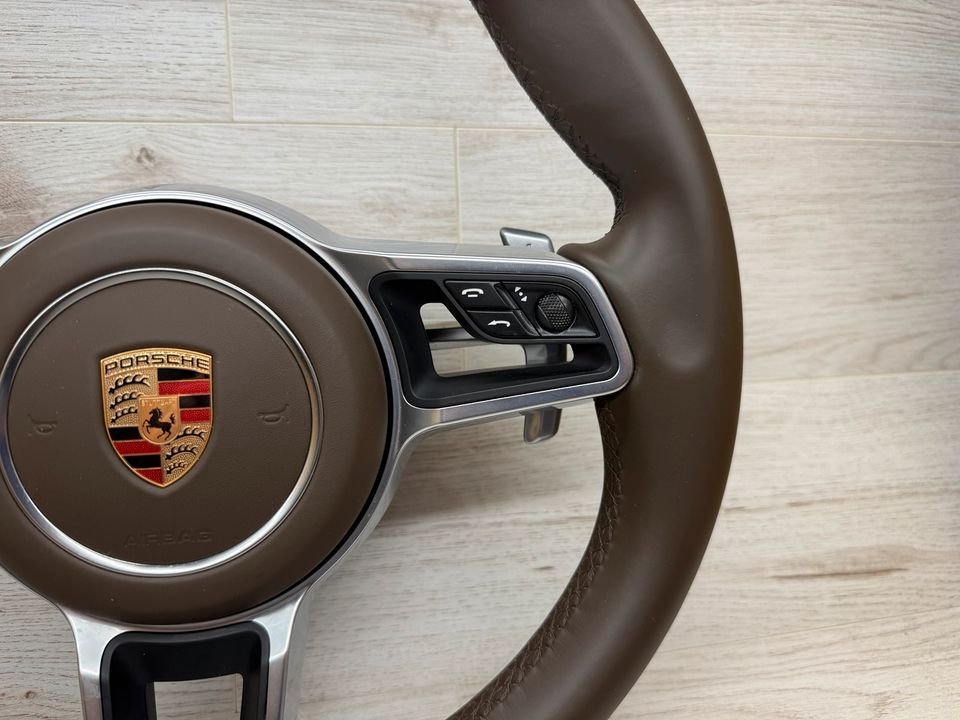 Porsche Macan lenkrad Heizung Braun 95B 958 970 991 997 982 9YO