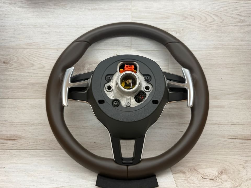 Porsche Macan lenkrad Heizung Braun 95B 958 970 991 997 982 9YO